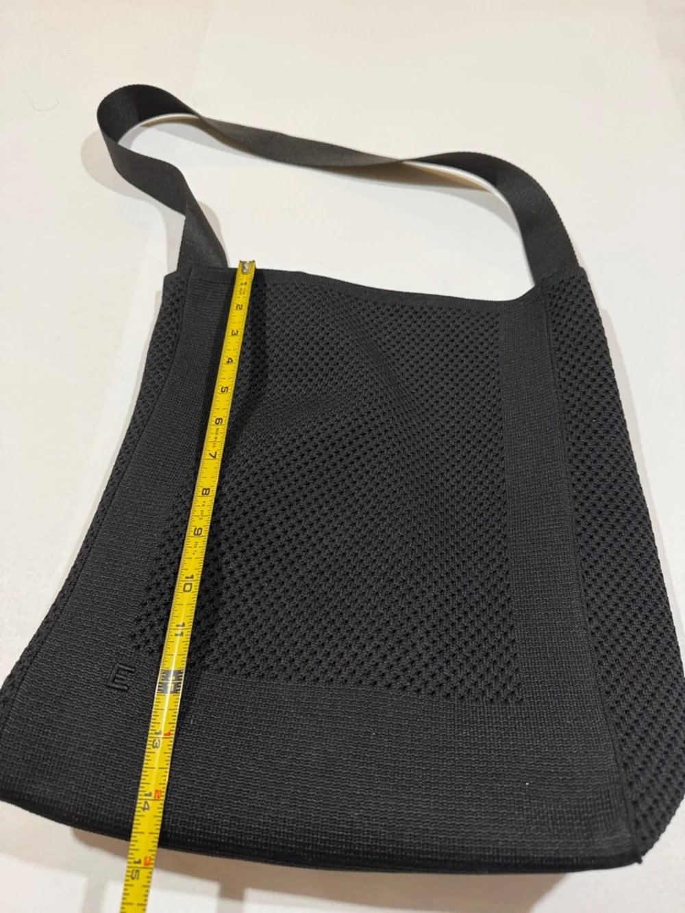 EVERLANE The Do-it-all Tote Black Mesh Shoulder Messenger Bag Tote - Picture 13 of 14